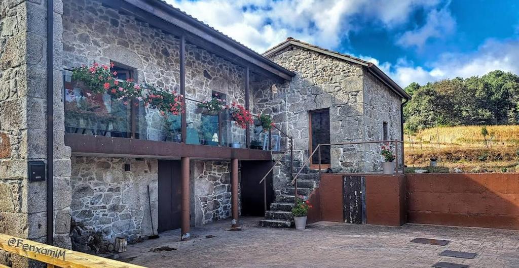 Bygningen som feriehuset ligger i