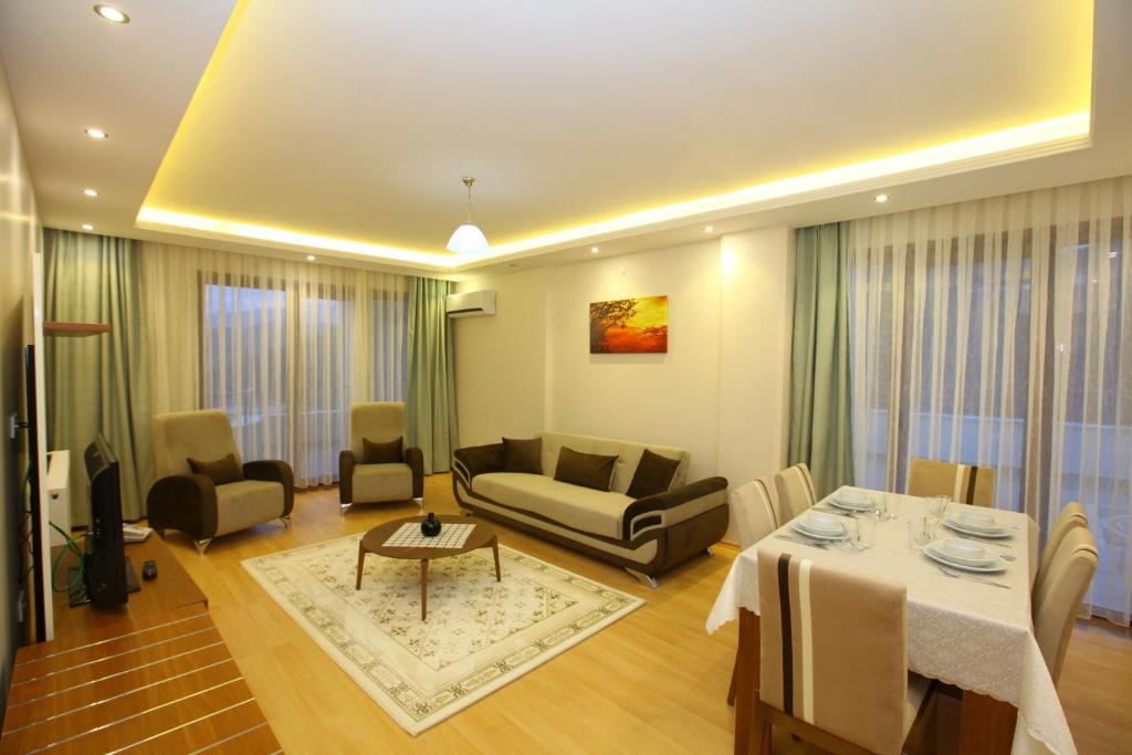Posezení v ubytování Ugur Termal Residence
