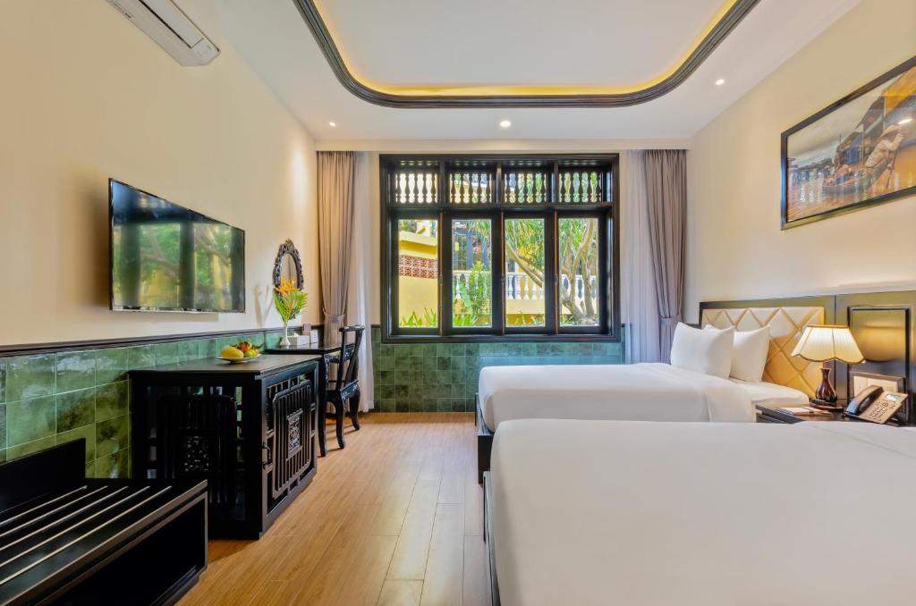 Phòng Superior 2 Giường Đơn Nhìn Ra Vườn
