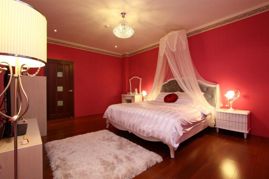 Postel nebo postele na pokoji v ubytování Star Shine B&B