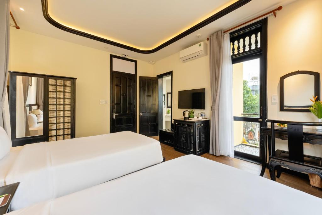 Phòng Superior 2 Giường Đơn Nhìn Ra Vườn