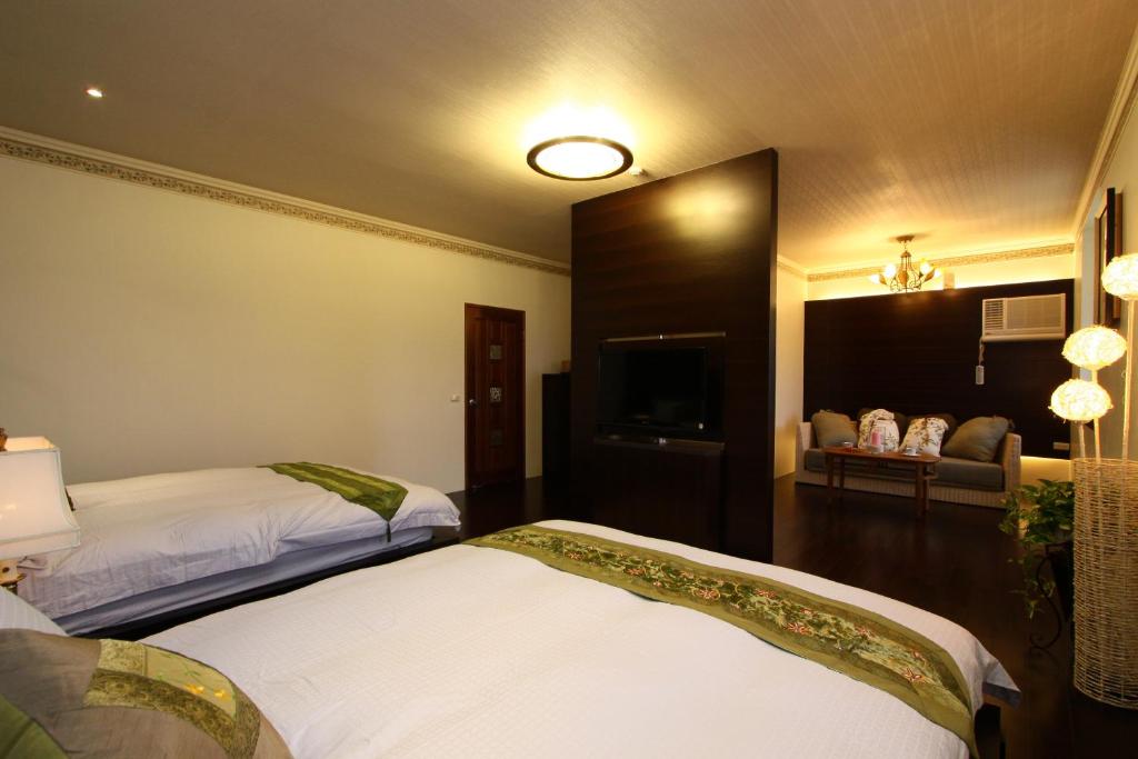 Postel nebo postele na pokoji v ubytování Star Shine B&B