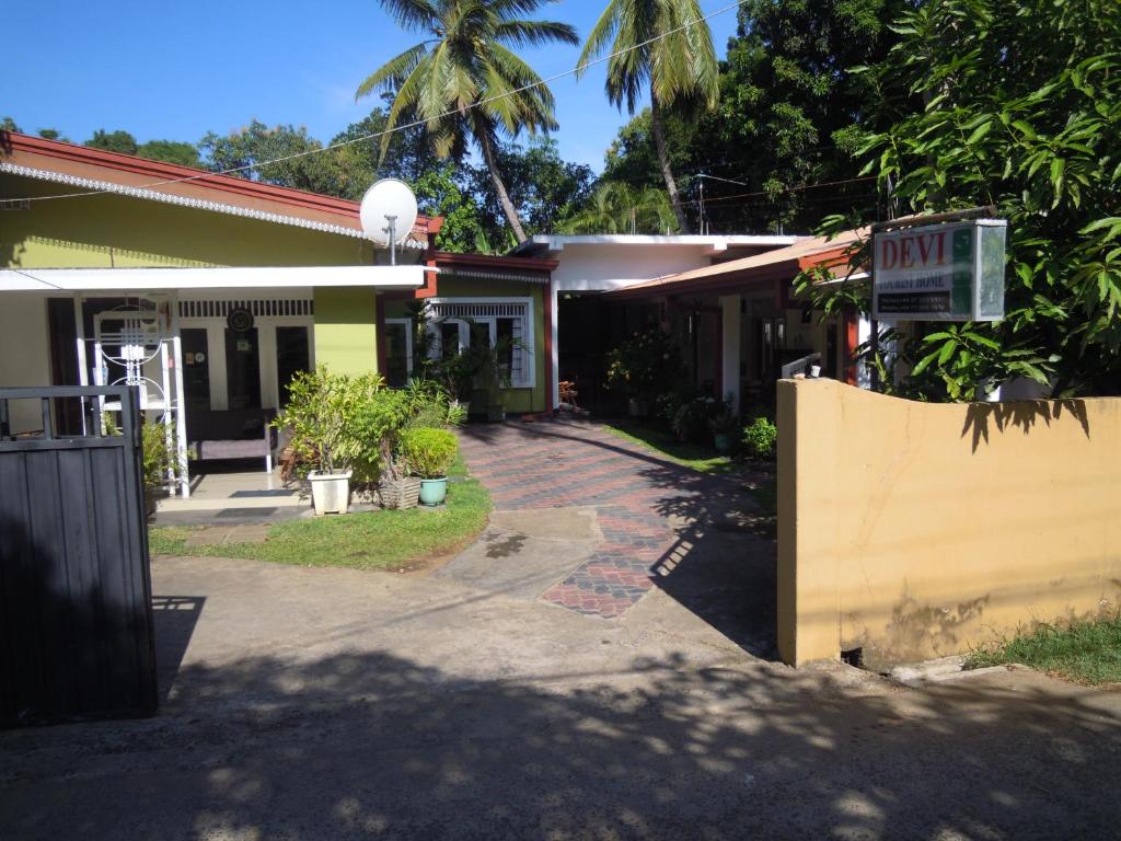 A patio or other outdoor area at Devi Tourist Home