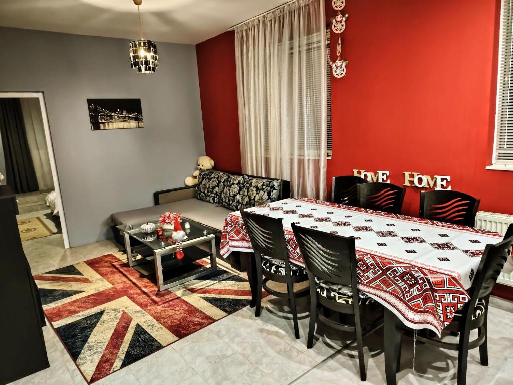 Et opholdsområde på Apartment Diana