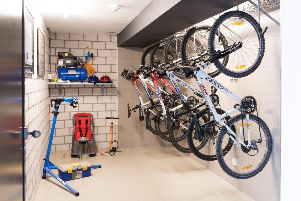 Fitness centrum a/nebo fitness zařízení v ubytování Hotel Albris