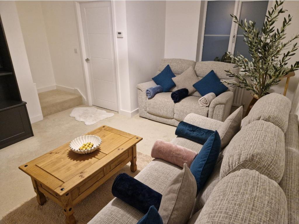 Posezení v ubytování Cosy Home Stay in Nottinghamshire