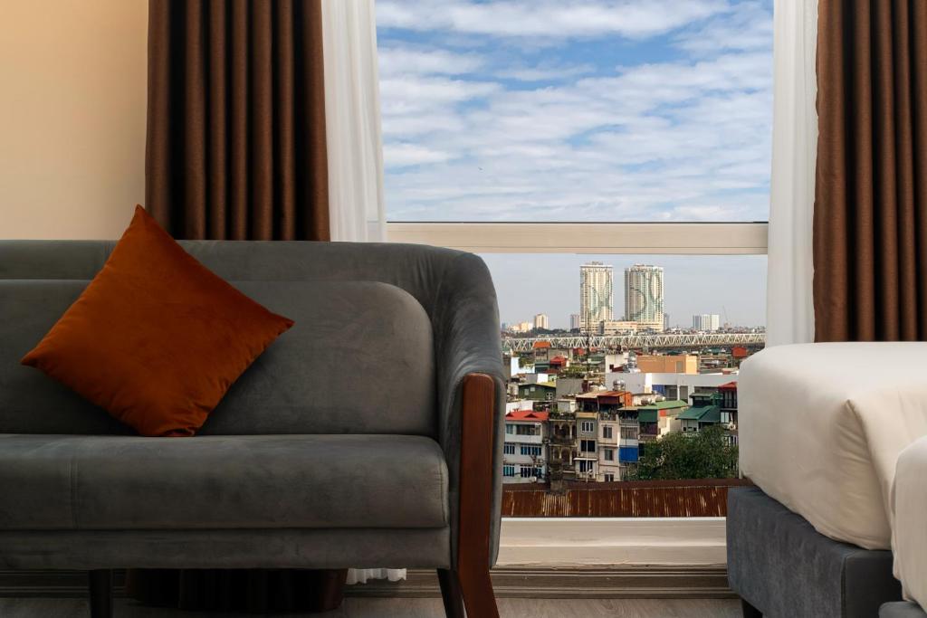 Phòng Deluxe 3 Người Nhìn ra Thành phố