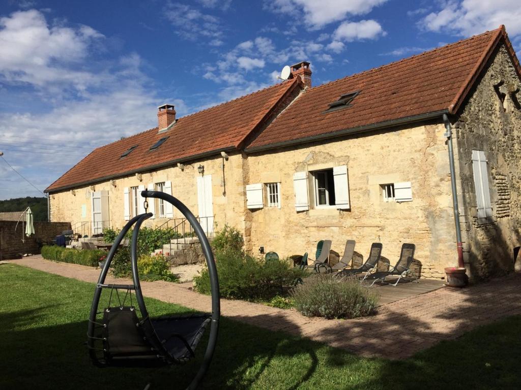 Zahrada ubytování Entre Bourgogne et Morvan