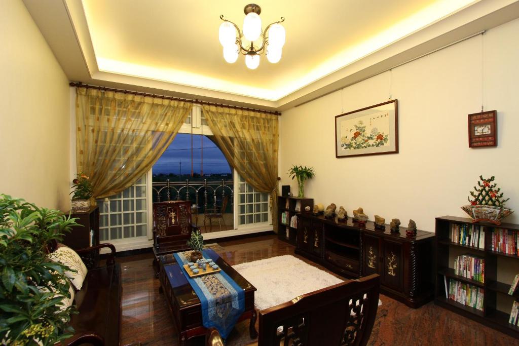 Knihovna v bed and breakfast