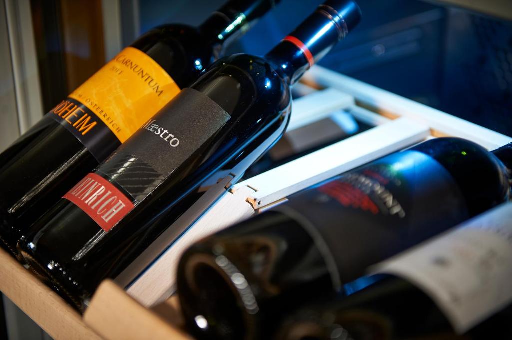 Nápoje v ubytování Gourmet-Hotel Grünwald
