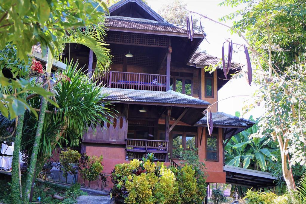 Bygningen som den private indkvartering ligger i