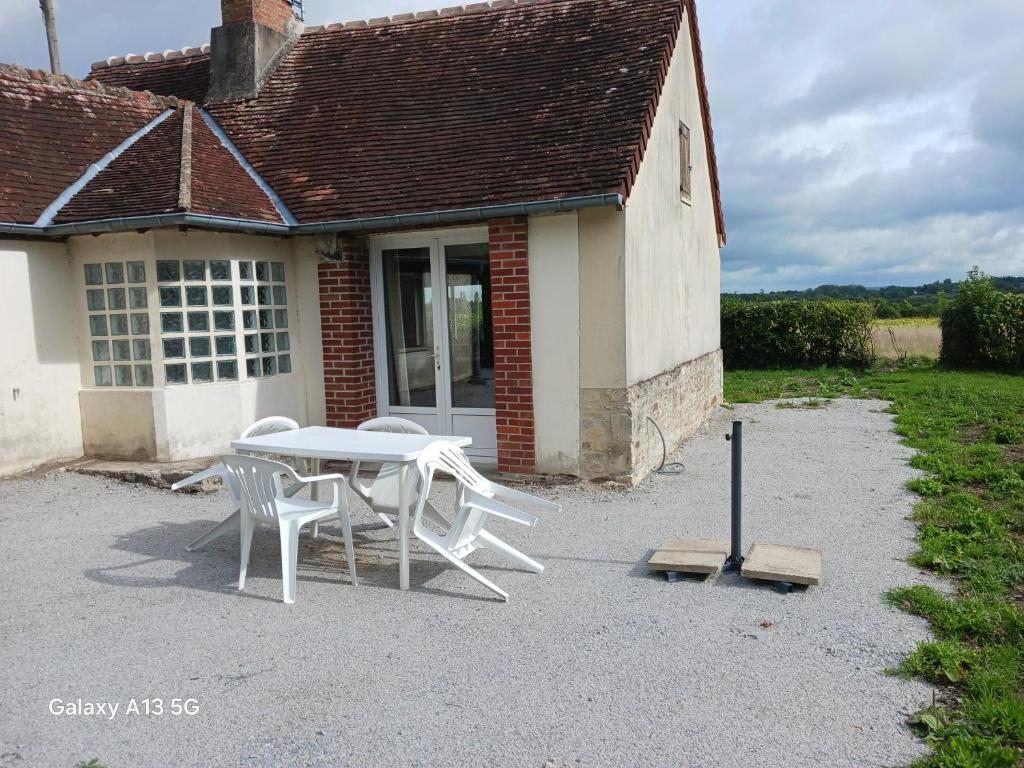 Bygningen som feriehuset ligger i