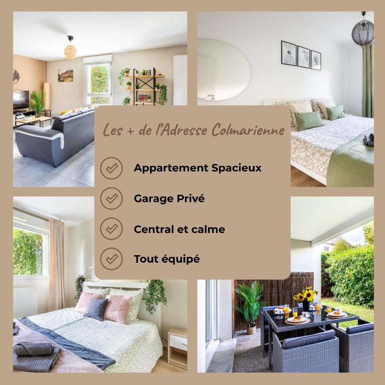 L'Adresse Colmarienne, Escapade en Famille, Terrasse, Garage Privé, Point de départ idéal en toutes saisons, Centre historique Colmar à 10 min à pied, Marchés de Noël, Route des vins d'Alsace, Appartement calme et élégant, Arrivée autonome, Garage à vélos – photo 1