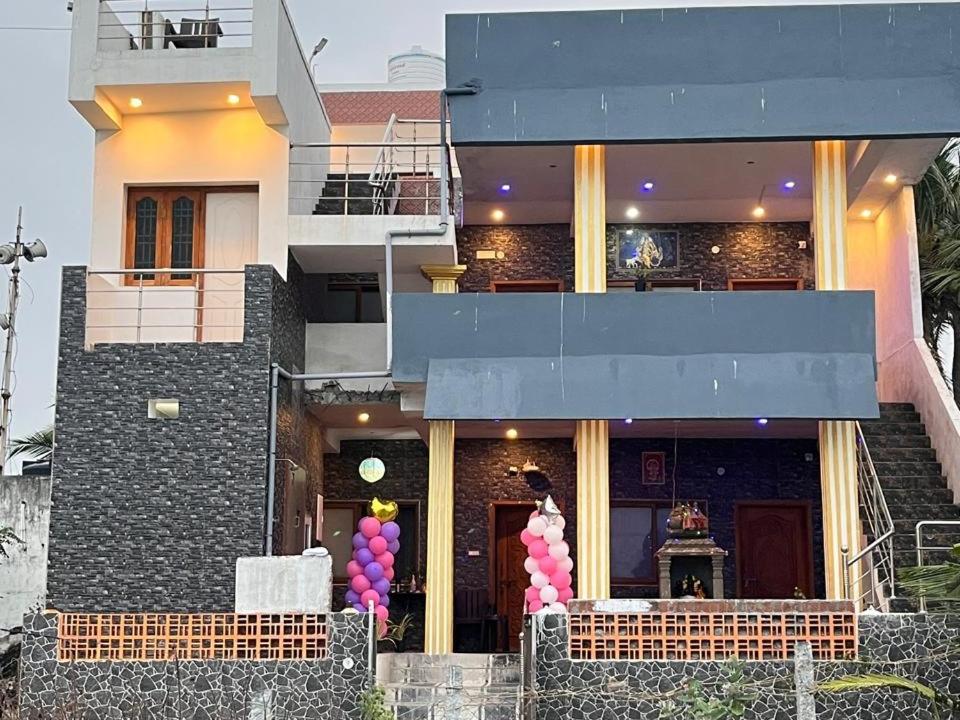 Bygningen som pensionatet ligger i