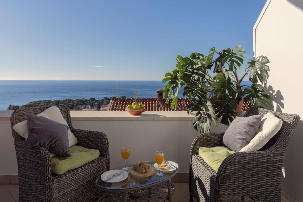 Bed and Breakfast Villa Klaic - Deluxe Double Room With Balcony And Sea View