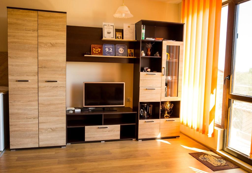 Kuchyň nebo kuchyňský kout v ubytování DDenko Apartment