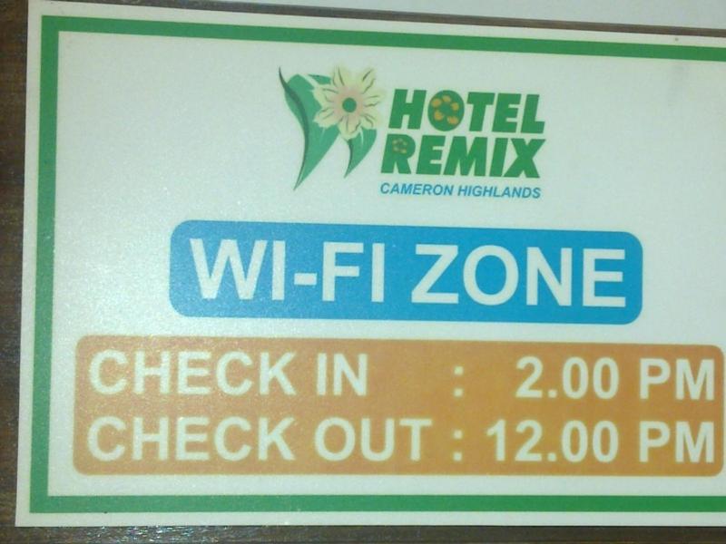 Certifikát, hodnocení, plakát nebo jiný dokument vystavený v ubytování Hotel Remix