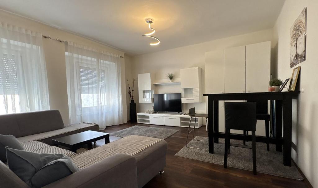 Nhà bếp/bếp nhỏ tại Sankt Veit Apartment