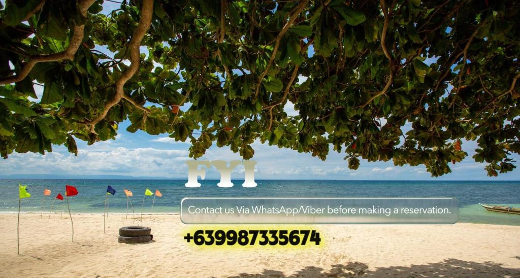 una foto di una spiaggia con persone in acqua di Camotes Island Beachfront Vacation House a San Francisco