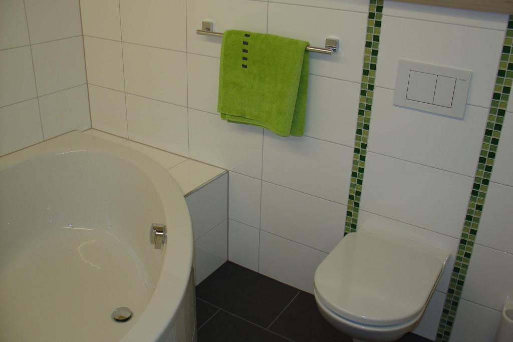 Koupelna v ubytování Ferienbauernhof Schneider