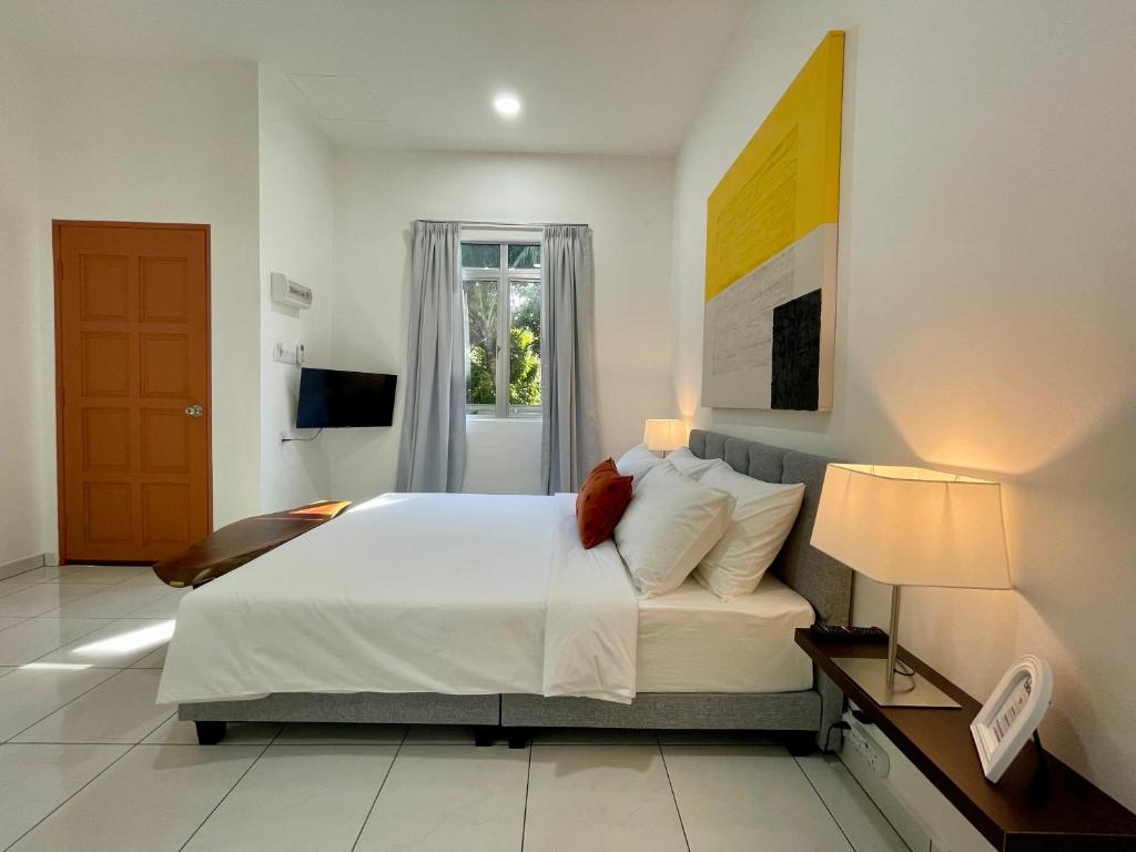 TV/trung tâm giải trí tại Bloc Guesthouse