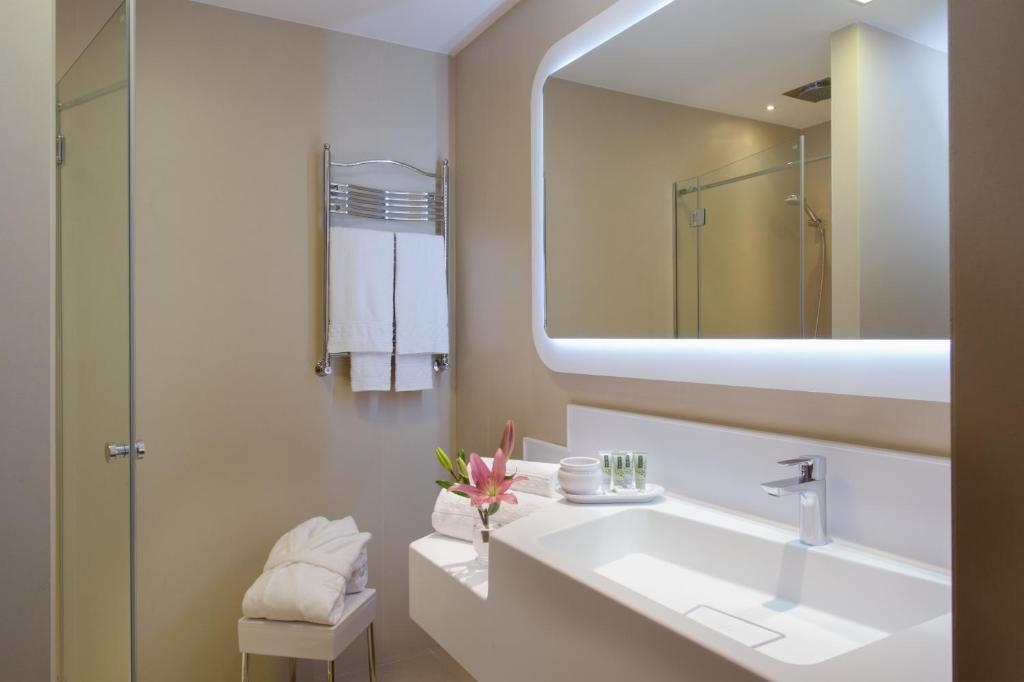 Koupelna v ubytování Valle di Assisi Hotel & Spa