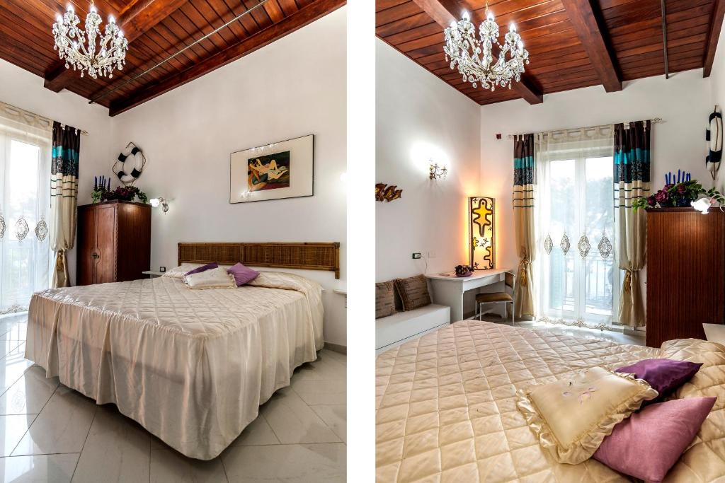 Posteľ alebo postele v izbe v ubytovaní Il Veliero B&B