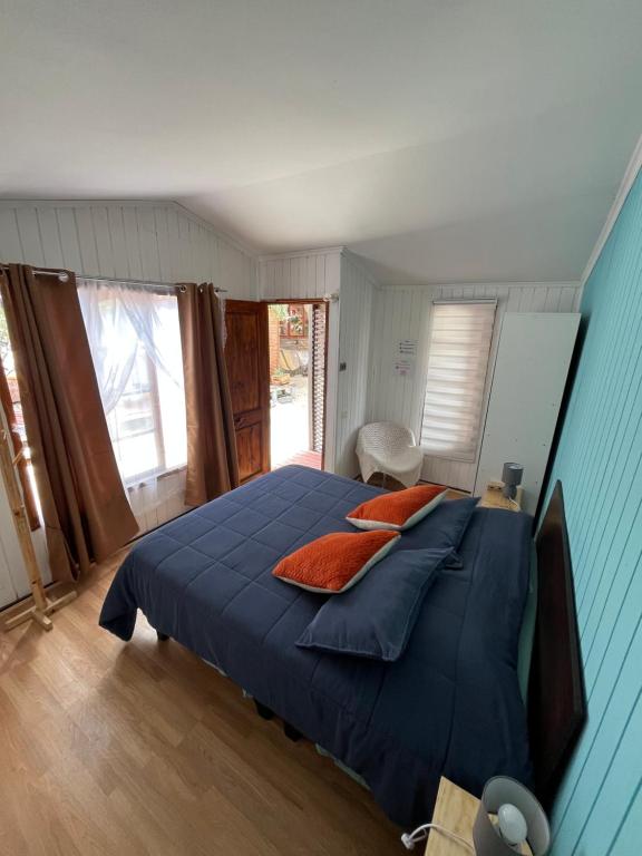 Postel nebo postele na pokoji v ubytování Aldea Bahiguana