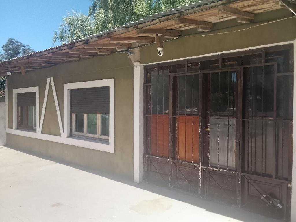 Bygningen som feriehuset ligger i