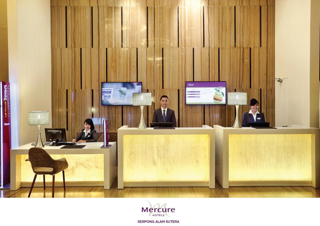 Vstupní hala nebo recepce v ubytování Mercure Serpong Alam Sutera