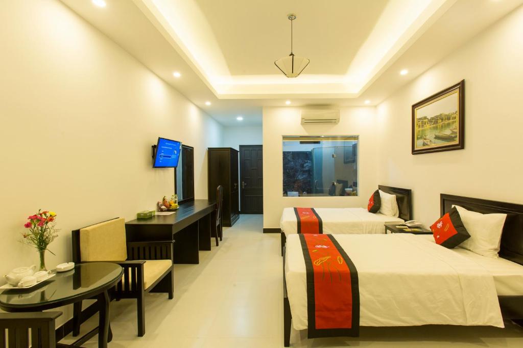 Hoi An Hideaway Villa - غرفة صن رايز مزدوجة أو توأم