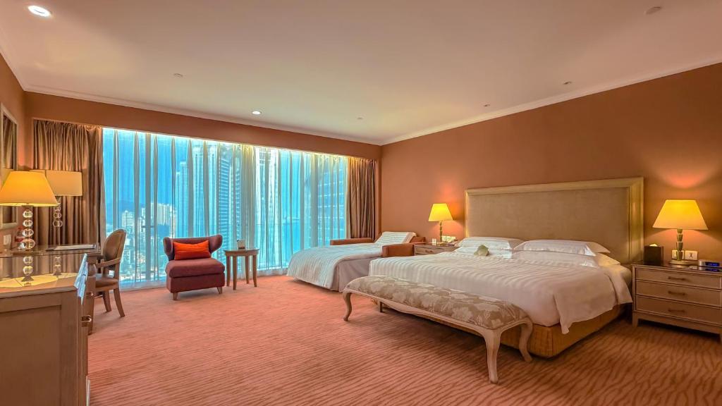 Similan Hotel Zhuhai-Gongbei Port High speed Railway Station - Deluxe-Familienzimmer (Schlafsofa)