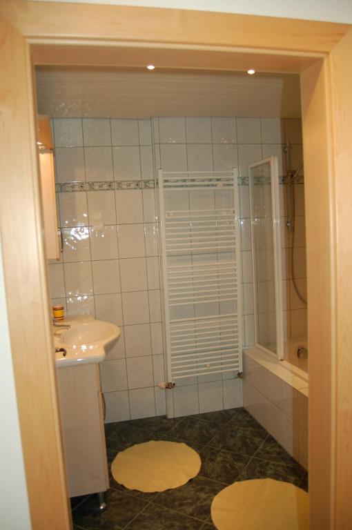 Koupelna v ubytování Ferienwohnung Leeb