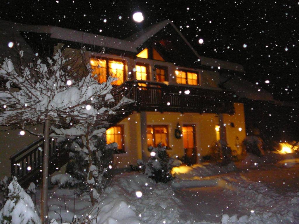 Gästehaus Berger v zimě