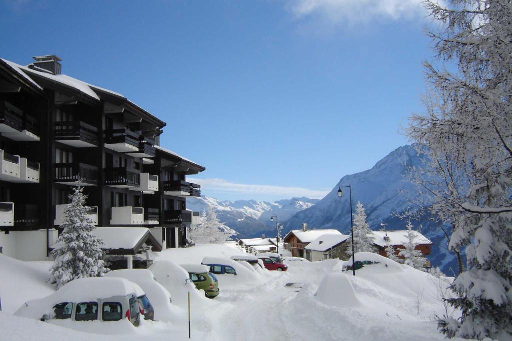 Cozy Duplex La Rosière, proche piste Manessier, vue sur vallée Tarentaise trong mùa đông