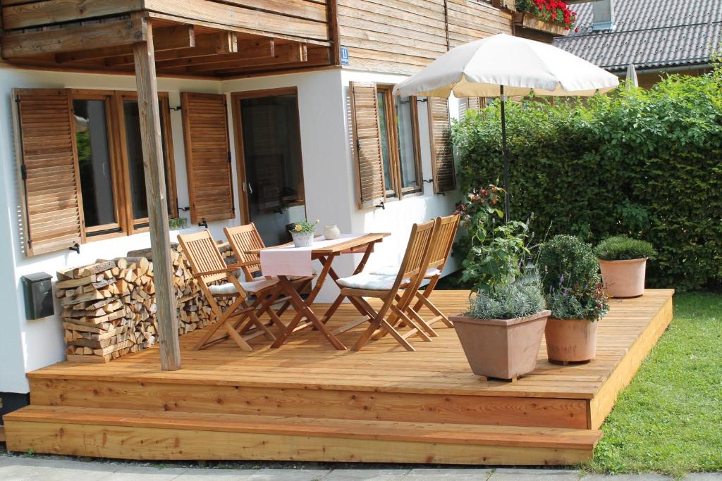 Vonkajšia záhrada v ubytovaní Chalet am wilden Kaiser