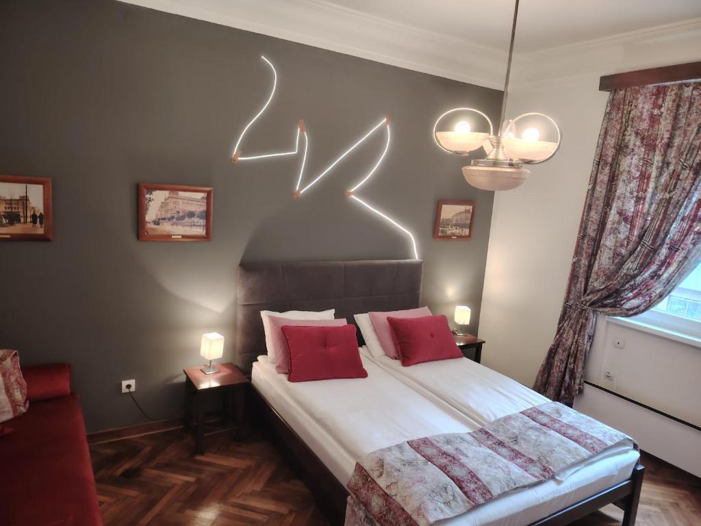 Llit o llits en una habitació de Apartment Alloga