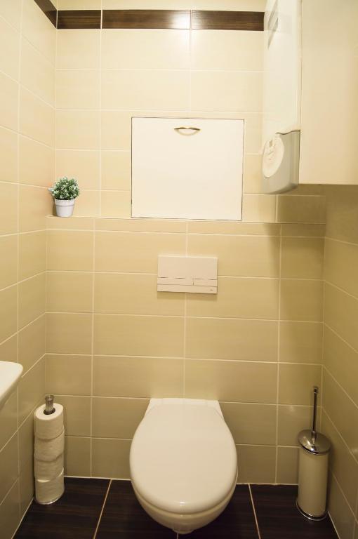 Koupelna v ubytování Apartment Za Poricskou branou