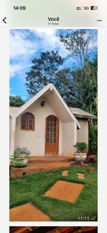 a picture of a house with at Sítio monte alegre in Sobral