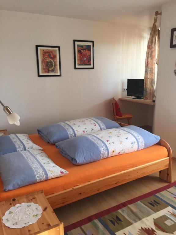 Postel nebo postele na pokoji v ubytování Unterweger Hof