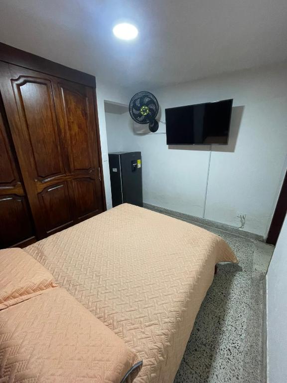 เตียงในห้องที่ El Descanso
