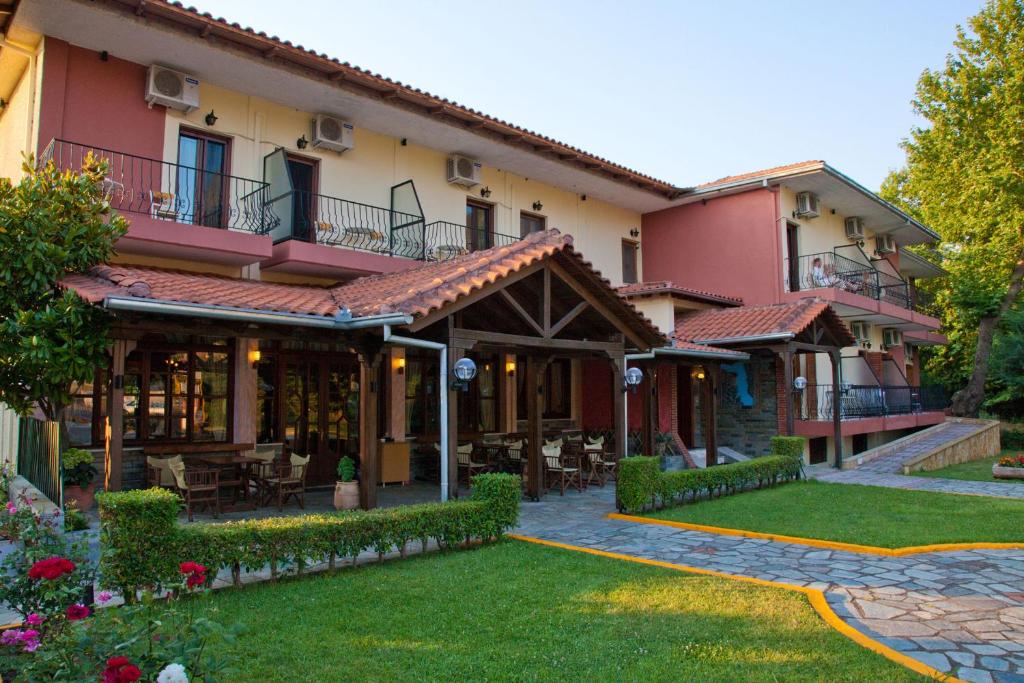 Zahrada ubytování Spanias Hotel