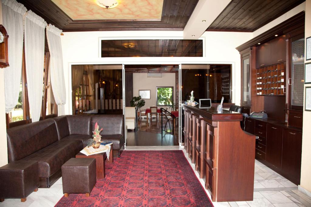 Posezení v ubytování Spanias Hotel