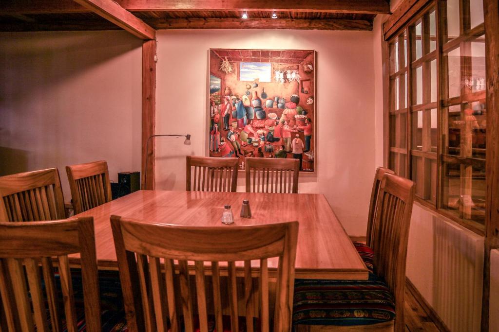 Restaurace v ubytování Inti Sisa Art Guesthouse