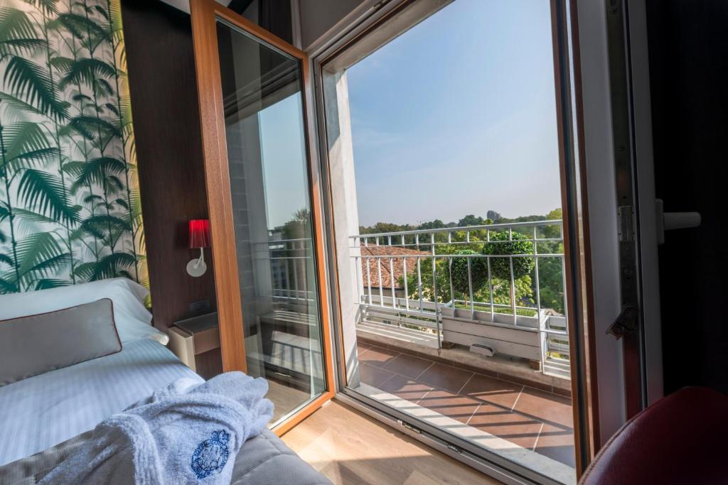 Балкон або тераса в Hotel Manin