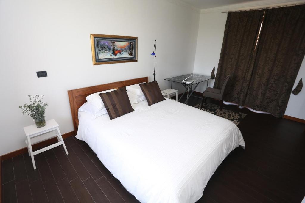 Łóżko lub łóżka w pokoju w obiekcie Apartment Larin