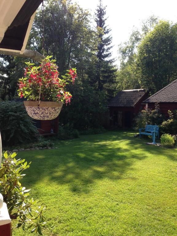 Zahrada ubytování Olsbacka cottage