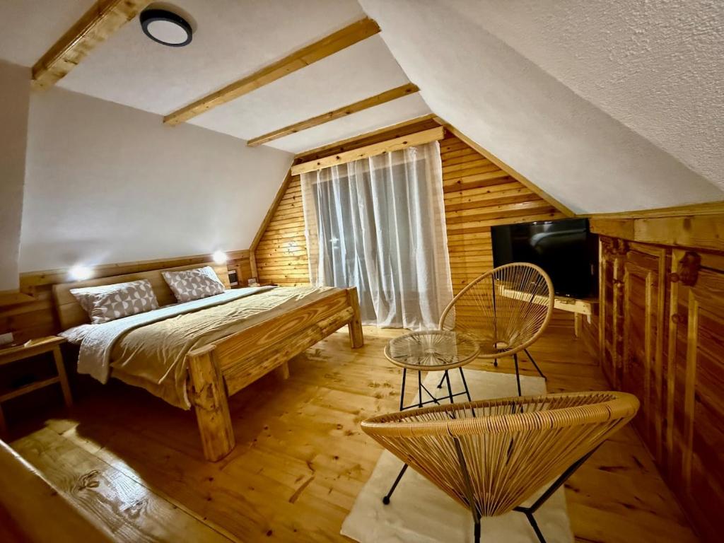 Llit o llits en una habitació de NovNik