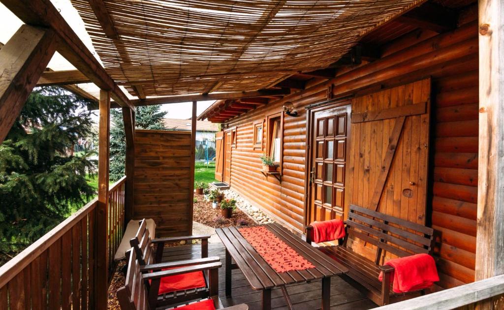 Balkón nebo terasa v ubytování Apartments Brunarica