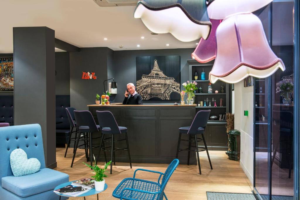 Hôtel Villa Bohème - Resim 16